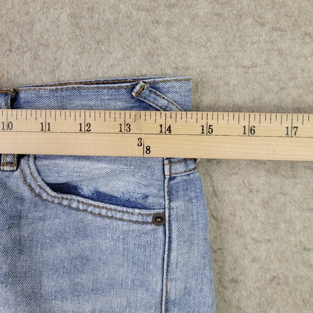 Free People Denim Cut Off Shorts Womens‎ 26 Blue Distressed 3